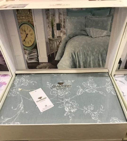 DUVET COVER SET ROSE TEAL