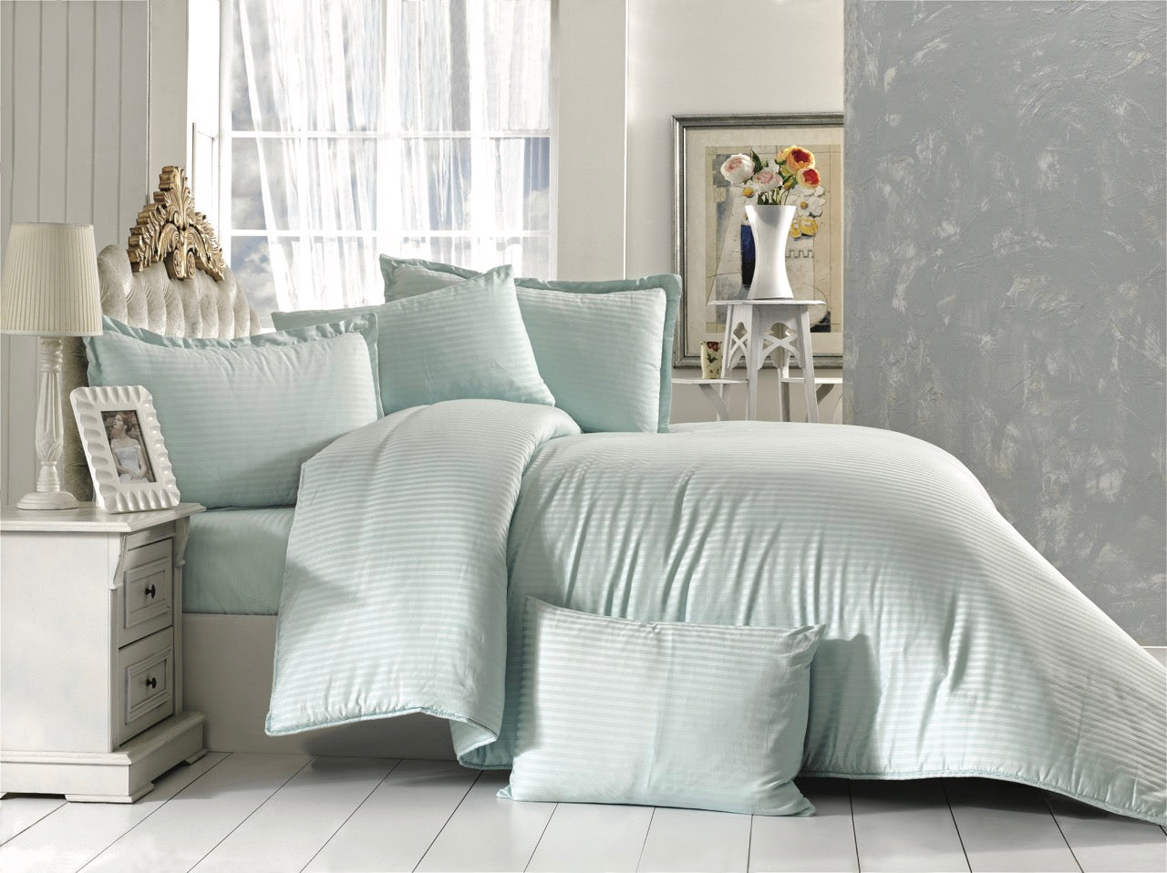 DUVET COVER SET STRIPE