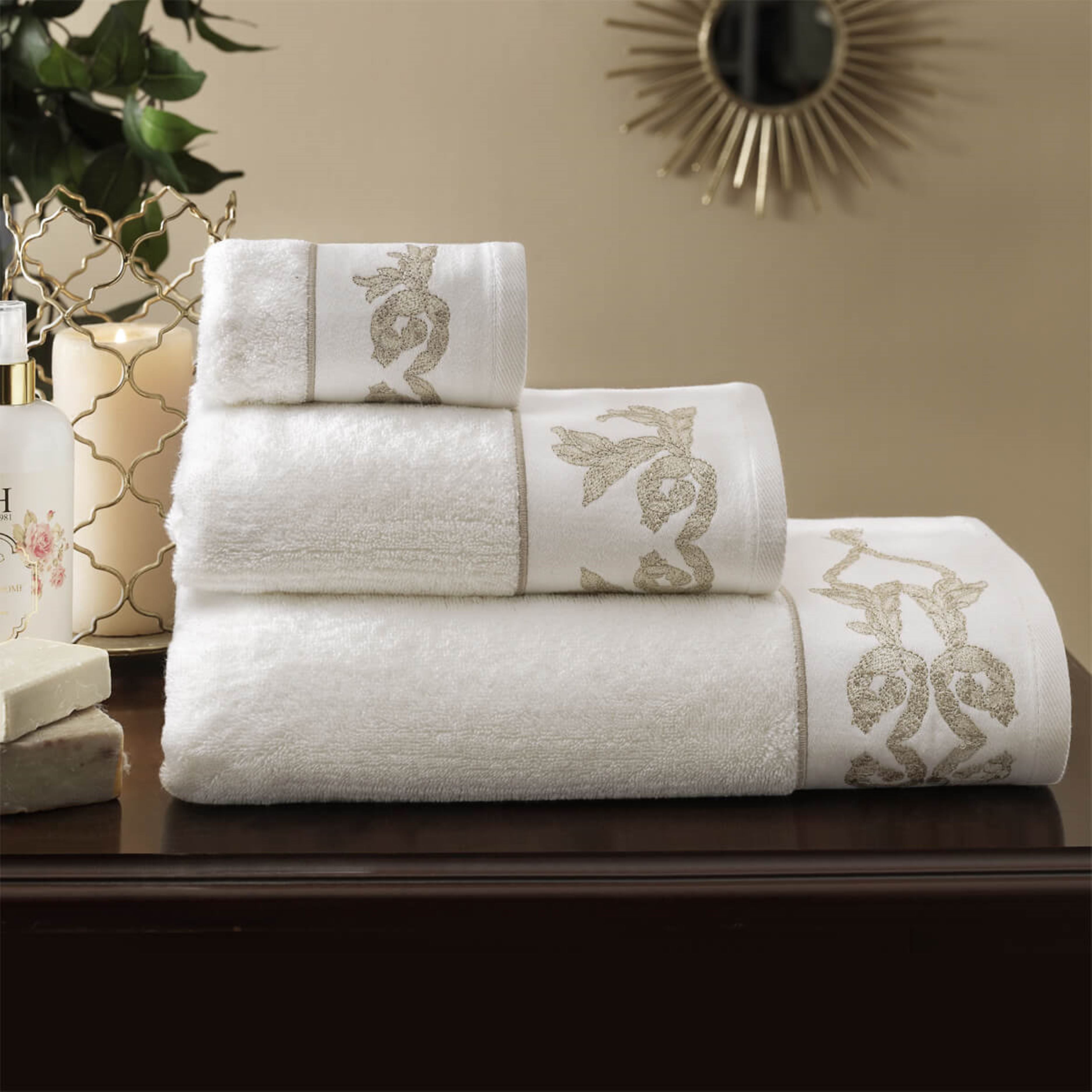 SET OF TOWEL (3 PCS) DURANTE + PERFUME