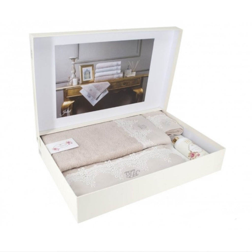SET OF TOWEL (3 PCS) JULIET + PERFUME