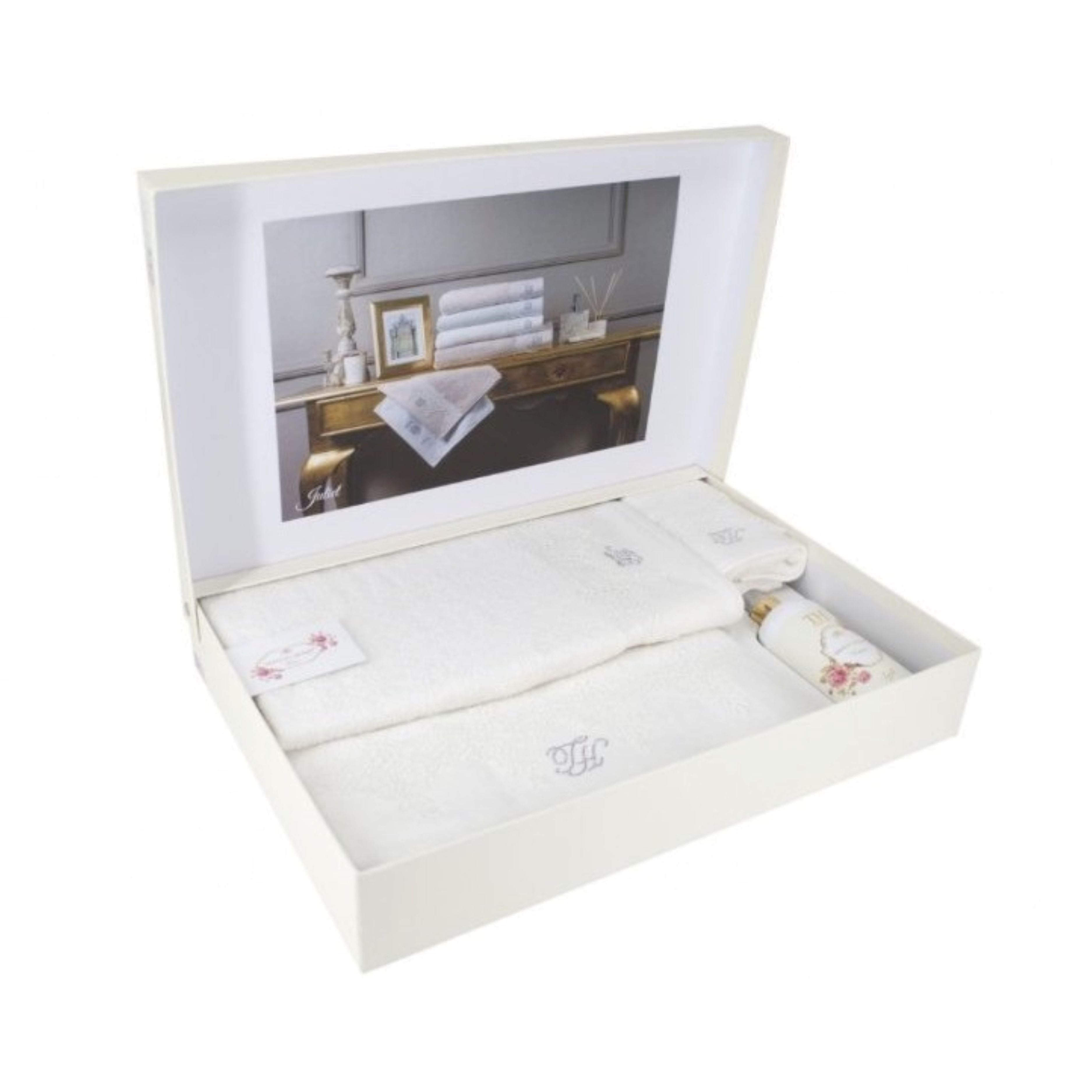 SET OF TOWEL (3 PCS) JULIET + PERFUME