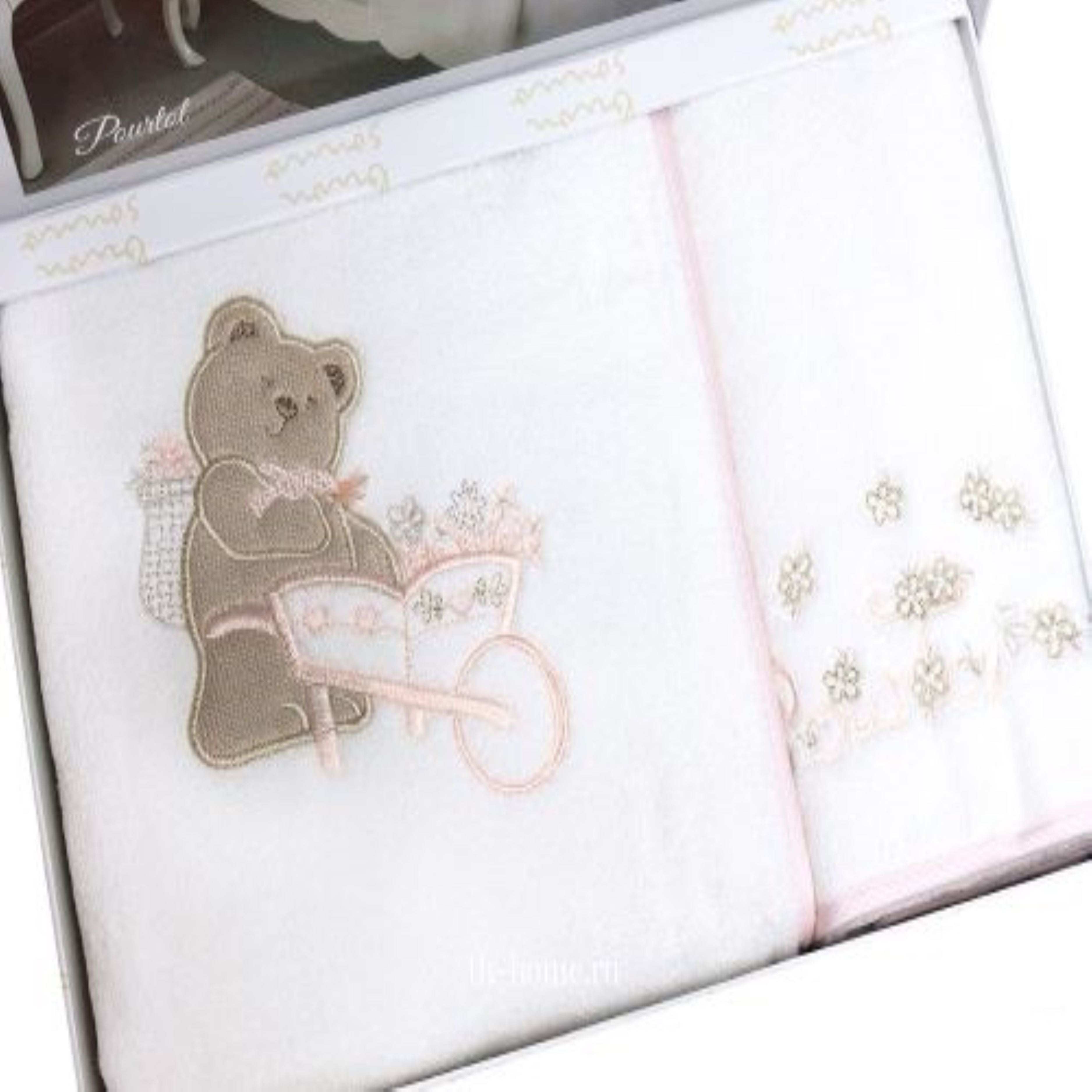 SET OF BABY TOWELS POURTOL (2 PCS)