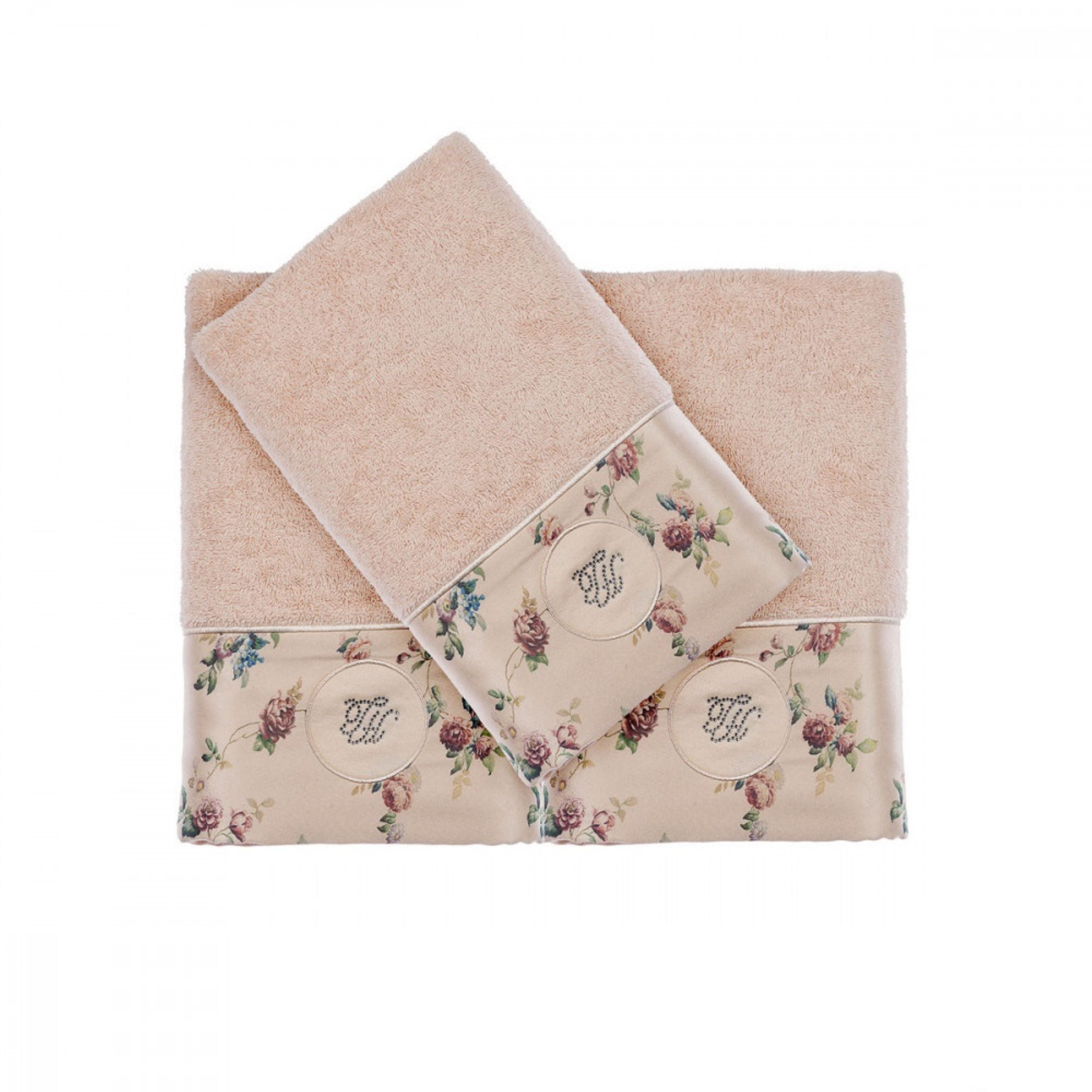 SET OF TOWEL (3 PCS) ROSELAND PINK + PERFUME