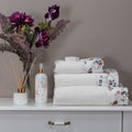 SET OF TOWEL (3 PCS) ROSELAND WHITE + PERFUME