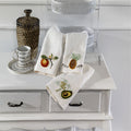 SET OF KITCHEN TOWELS TAFTING FRUIT (3PCS)