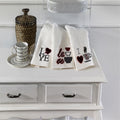 SET OF KITCHEN TOWELS TAFTING LOVE (3PCS)