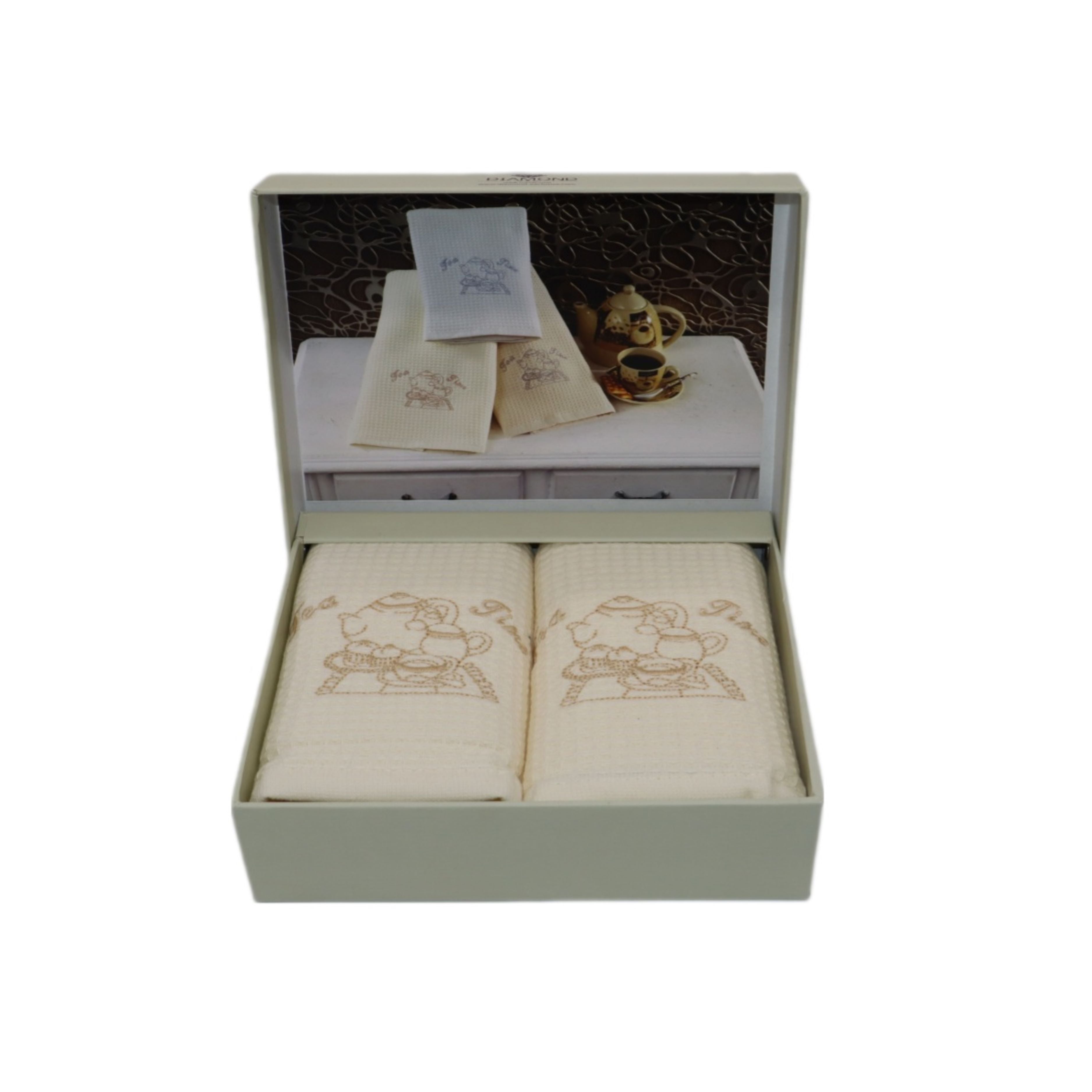 SET OF KITCHEN TOWELS DALLY (2 PCS)