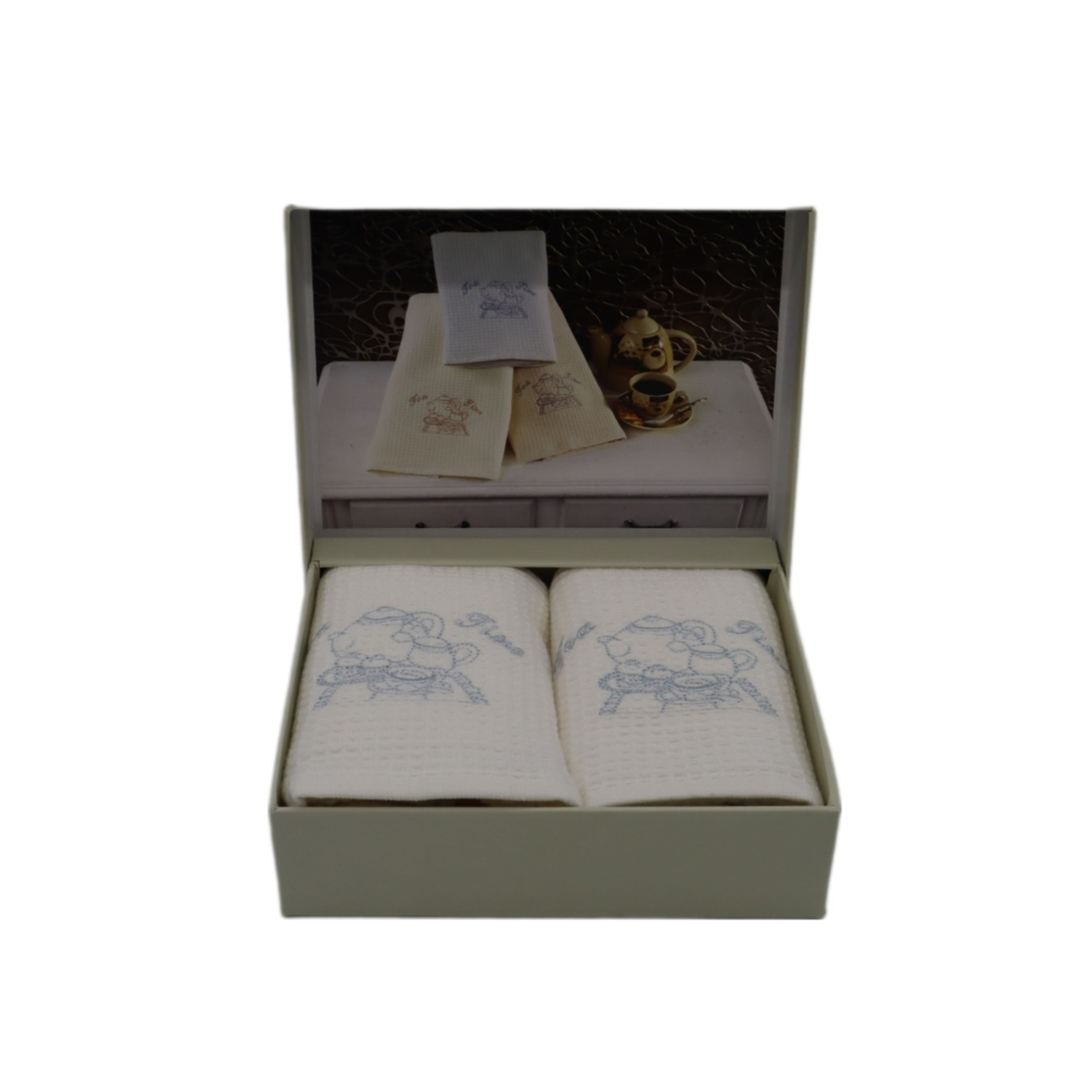 SET OF KITCHEN TOWELS DALLY (2 PCS)